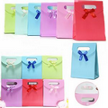 Solid Color Paper Candy Bags with Ribbon Decor